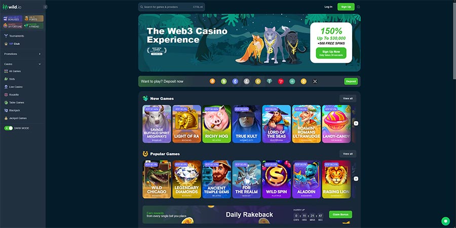 wild.io casino